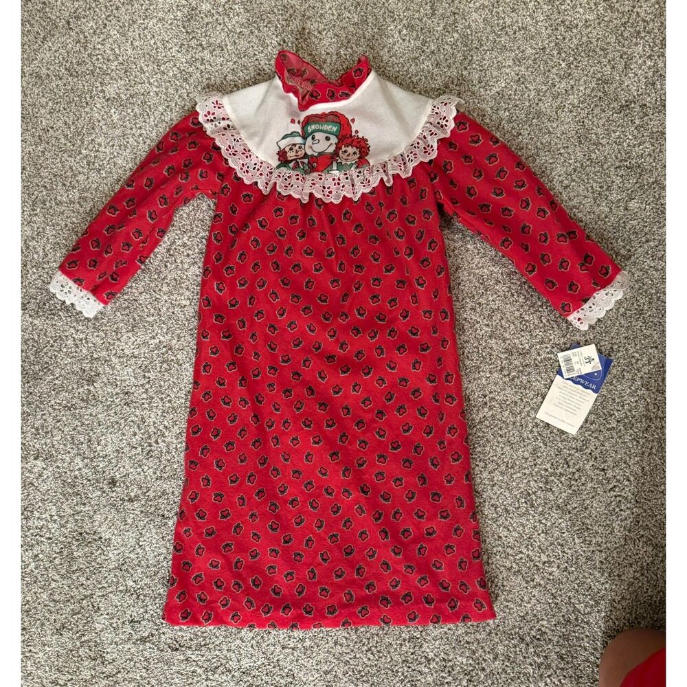 Snowden and Friends‎ Vintage 90s Toddler Girls Nightgown Pajamas